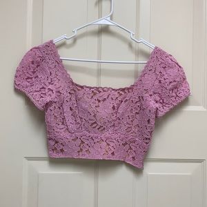 PacSun Pink Lacey top